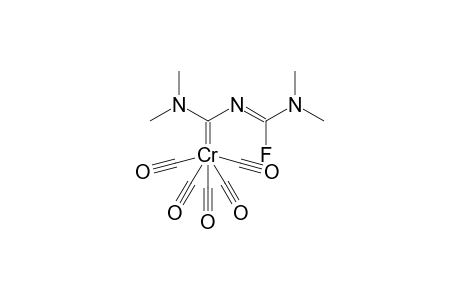 Pentacarbonyl{dimethylamino[(dimethylamino)(fluoro)methylenamino]carbene}chromium