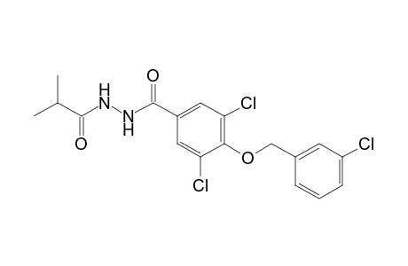 1-{4-[(m-chlorobenzyl)oxy]-3,5-dichlorobenzoyl}-2-isobutyrylhydrazine