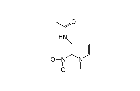 N-(1-methyl-2-nitropyrrol-3-yl)acetamide