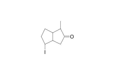 Bicyclo[3.3.0]octan-3-one, 6-iodo-2-methyl-, cis