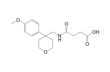 4-({[4-(4-methoxyphenyl)tetrahydro-2H-pyran-4-yl]methyl}amino)-4-oxobutanoic acid