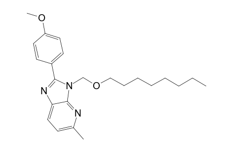 2-(4-METHOXYPHENYL)-3-OCTYLOXYMETHYL-5-METHYL-3H-IMIDAZO-[4,5-B]-PYRIDINE