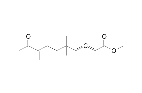 8-Acetyl-5,5-dimethyl-nona-2,3,8-trienoic acid, methyl ester