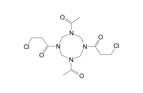 1,5-Diacetyl-3,7-bis(3-chloropropanoyl)-1,3,5,7-tetraazocane