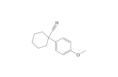 1-(p-methoxyphenyl)cyclohexanecarbonitrile