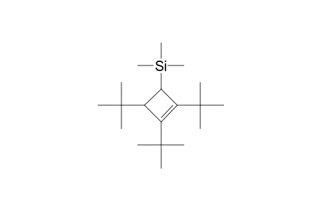 1,2,3-tri(t-Butyl)-4-(trimethylsilyl)-1-cyclobutene