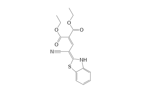 diethyl 2-[(2Z)-2-(3H-1,3-benzothiazol-2-ylidene)-2-cyano-ethylidene]propanedioate