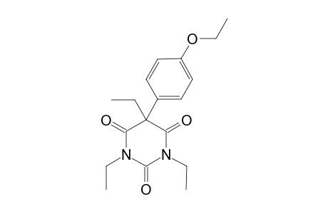 2,4,6(1H,3H,5H)-Pyrimidinetrione, 5-(4-ethoxyphenyl)-1,3,5-triethyl-