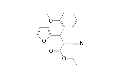 Ethyl 2-cyano-3-(2-furyl)-3-(2-methoxyphenyl)propanoate