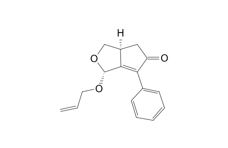 (5SR,8RS)-8-ALLYLOXY-2-PHENYL-7-OXABICYCLO-[3.3.0]-OCT-1-ENE-3-ONE