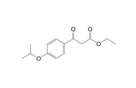 (p-isopropoxybenzoyl)acetic acid, ethyl ester