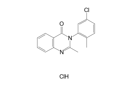 3-(5-Chloro-o-tolyl)-2-methyl-4(3H)-quinazolinone, hydrochloride