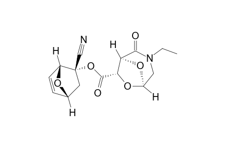 (1'R,2'S,4'R)-2'-exo-Cyano-7'-oxabicyclo[2.2.1]hept-5'-en-2'-endo-yl (1S,5R,7S)-3-ethyl-2-oxo-6,8-dioxa-3-azabicyclo[3.2.1]octane-7-exo-carboxylate