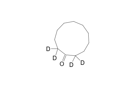 Cycloundecanone-2,2,11,11-D4