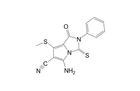 5-amino-4-cyano-3-(methylthio)-N-phenyl-1-thiopyrrole-1,2-dicarboximide