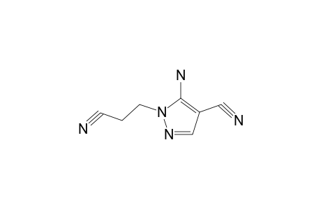 5-amino-4-cyanopyrazole-1-propionitrile