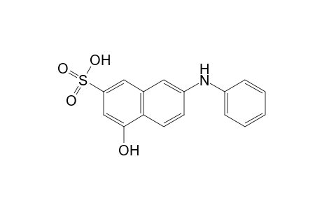 7-anilino-4-hydroxy-2-naphthalenesulfonic acid