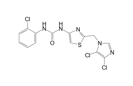 1-(o-Chlorophenyl)-3-{2-[(4,5-dichloroimidazol-1-yl)methyl]-4-thiazolyl}urea