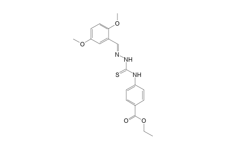 p-{3-[(2,5-dimethoxybenzylidene)amino]-2-thioureido}benzoic acid, ethyl ester