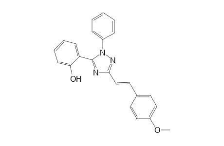 2-{3-[(E)-2-(4-methoxyphenyl)ethenyl]-1-phenyl-1H-1,2,4-triazol-5-yl}phenol