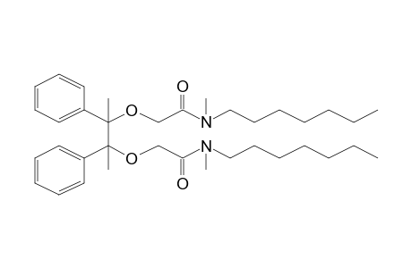 N-Heptyl-2-(2-[(heptyl-methyl-carbamoyl)-methoxy]-1-methyl-1,2-diphenyl-propoxy)-N-methyl-acetamide