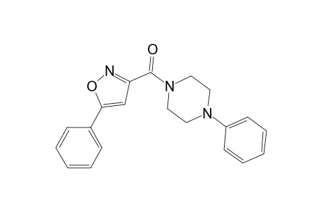 (5-Phenyl-1,2-oxazol-3-yl)(4-phenylpiperazin-1-yl)methanone