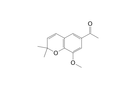 8-METHOXYENCECALIN;6-ACETOXY-8-METHOXY-BENZO-ALPHA-PYRAN