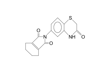 1H-Isoindole-1,3(2H)-dione, 2-(3,4-dihydro-3-oxo-2H-1,4-benzothiazin-6-yl)-4,5,6,7-tetrahydro-