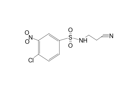 4-chloro-N-(2-cyanoethyl)-3-nitrobenzenesulfonamide