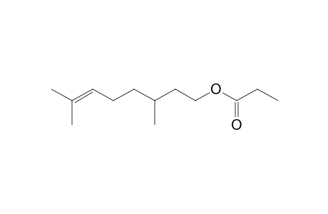 6-Octen-1-ol, 3,7-dimethyl-, propanoate