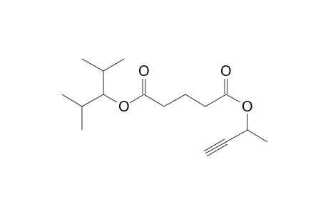 Glutaric acid, but-3-yn-2-yl 2,4-dimethylpent-3-yl ester