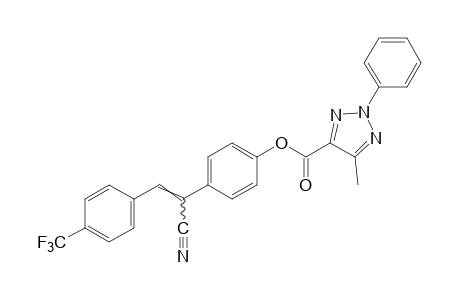 5-methyl-2-phenyl-2H-1,2,3-triazole-4-carboxylic acid, ester with 2-(p-hydroxyphenyl)-3-(alpha,alpha,alpha-trifluoro-p-tolyl)acrylonitrile