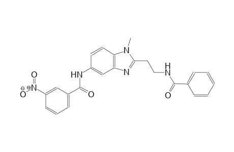 N-{2-[2-(benzoylamino)ethyl]-1-methyl-1H-benzimidazol-5-yl}-3-nitrobenzamide