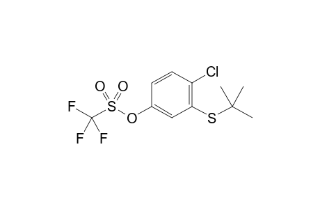 3-(tert-Butylthio)-4-chlorophenyl trifluoromethanesulfonate