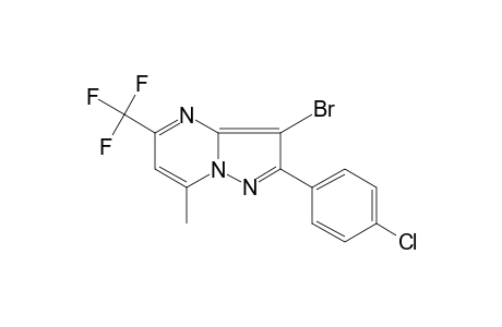 3-bromo-2-(p-chlorophenyl)-7-methyl-5-(trifluoromethyl)pyrazolo[1,5-a]pyrimidine