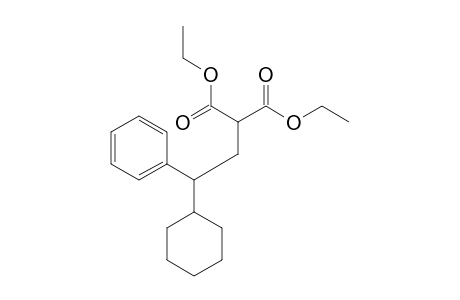 2-(2-Cyclohexyl-2-phenyl-ethyl)malonic acid diethyl ester