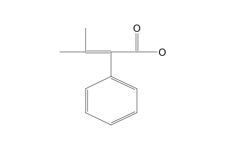 3-methyl-2-phenylcrotonic acid