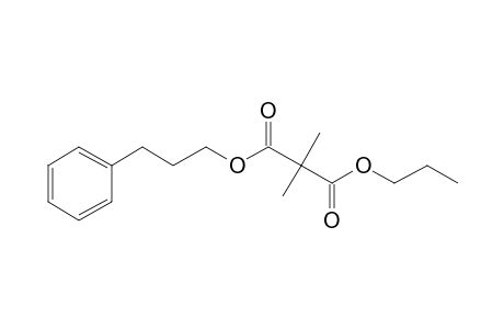 Dimethylmalonic acid, 3-phenylpropyl propyl ester