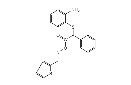 2-thiophenecarboxaldehyde, o-{[(o-aminophenyl)thio]phenylacetyl}oxime