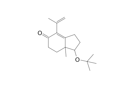 1-(t-Butoxy)-4-isopropenyl-7a-methyl-1,2,3,6,7,7a-hexahydro-5H-inden-5-one