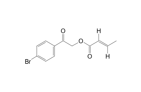 Crotonic acid, trans-p-bromophenacyl ester