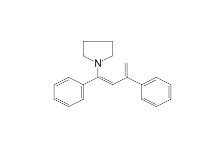 1,3-Butadiene, 1,3-diphenyl-1-(1-pyrrolidinyl)-