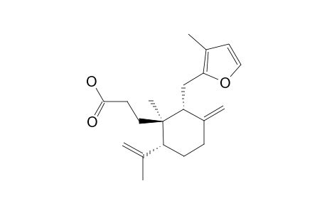 ENT-12,15-EPOXY-3,4-SECO-4,8,12,14-LABDATETRAEN-3-OIC-ACID