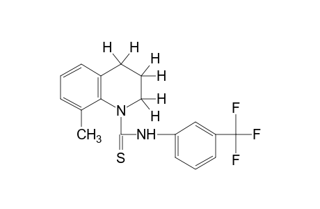 3,4-dihydro-8-methylthio-alpha,alpha,alpha-trifluoro-1(2H)-quinolinecarboxy-m-toluidide