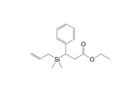 (3rs)-Ethyl 3-dimethyl(2-propenyl)silyl-3-phenylpropionate