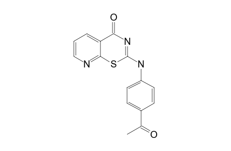 Pyrido[3,2-E][1,3]thiazin-4-one, 2-(4-acetylphenylamino)-