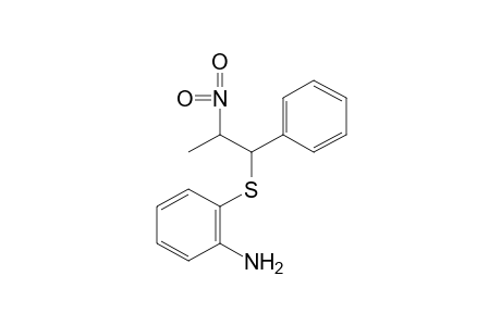 o-{[alpha-(1-NITROETHYL)BENZYL]THIO}ANILINE