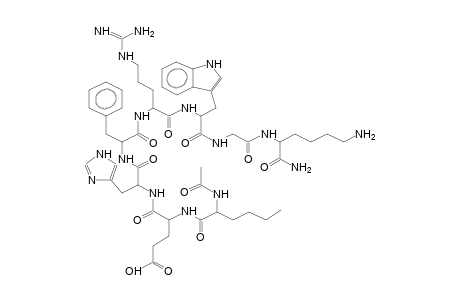 ACETYL-[NLE4,D-PHENYLALANIN]-ALPHA-MELANOTROPIN[4-11]-NH2 POLYPEPTIDE