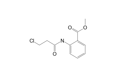 N-(3-chloropropionyl)anthranilic acid, methyl ester
