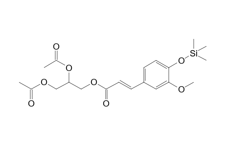 Glycerol <1,2-diacetyl-3-feruloyl->, mono-TMS